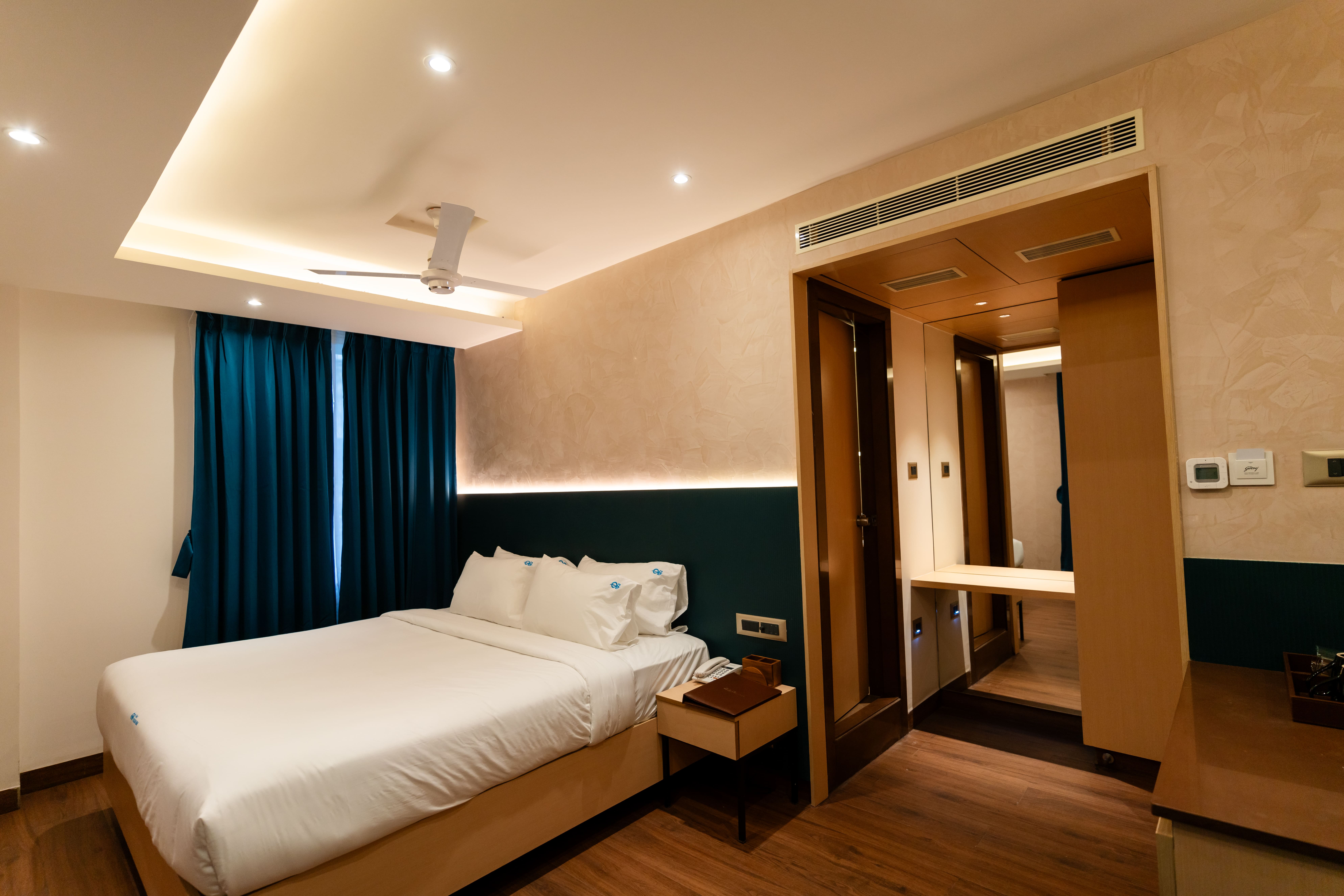 Executive Temple View room at Hotel Ocean Blue Vizag